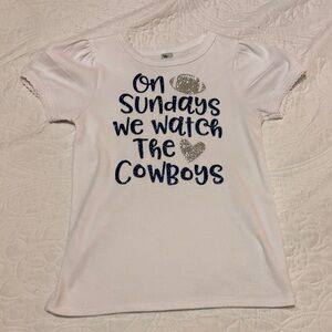 On Sundays We Watch The Cowboys Tshirt